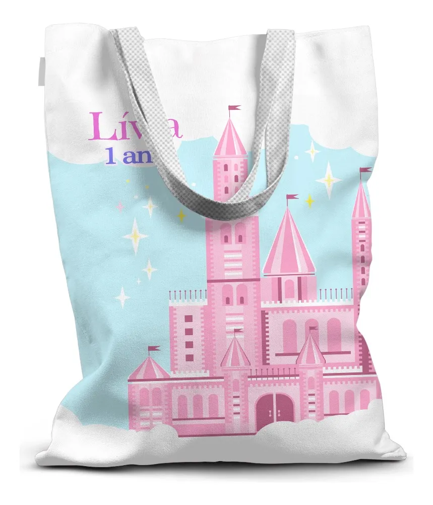 5 Sacolinhas Lembrancinhas Personalizadas 21x27cm P Festa Hx